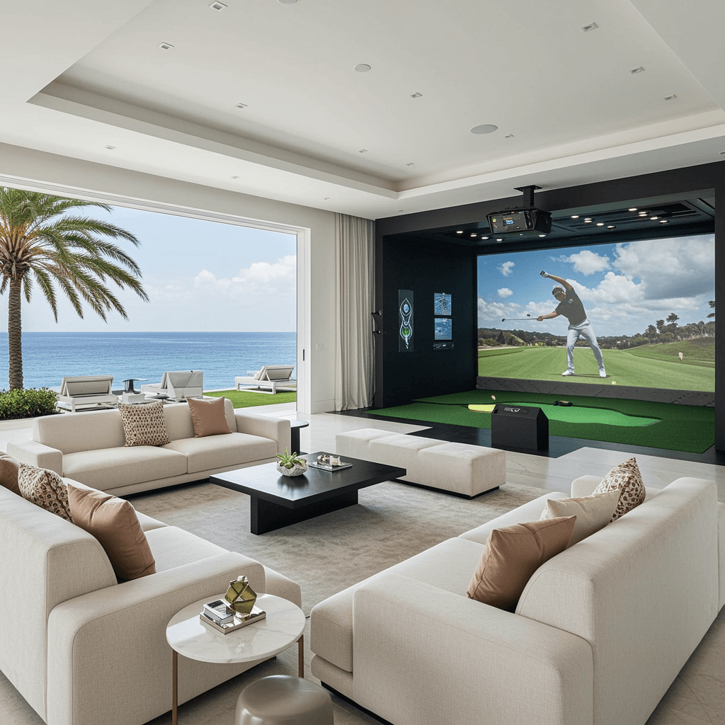 Golf in St Barth | Premium Golf Simulator Rental & Delivery